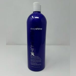 Rusk DeepShine Platinum X Shampoo, 33.8 oz / 1 L, brightening, gray blonde white
